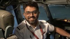 Image from linked report: Who is the 'hero' Indian pilot who was stabbed on Israel-bound flight?