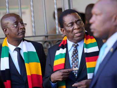 Source-feed image associated with Zimbabwe justice minister introduces bill to extend 83-year-old president's term