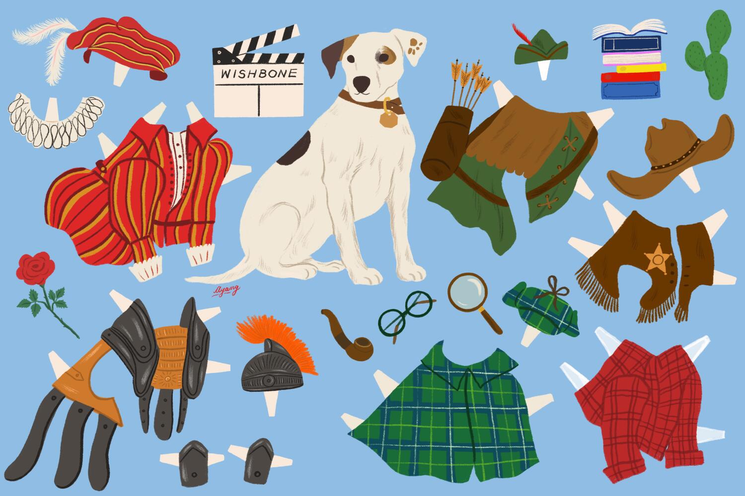 Source-feed image associated with 'What's the Story, Wishbone?' tells how a cute dog on TV brought literature to life for kids