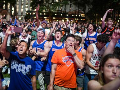 Source-feed image associated with Knicks fever is colliding with World Cup buzz, and New York soccer bars are trying to juggle both