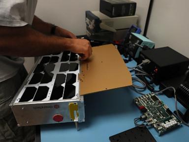 Source-feed image associated with Suitcase-sized satellites are scanning for Greek wildfires in a global first