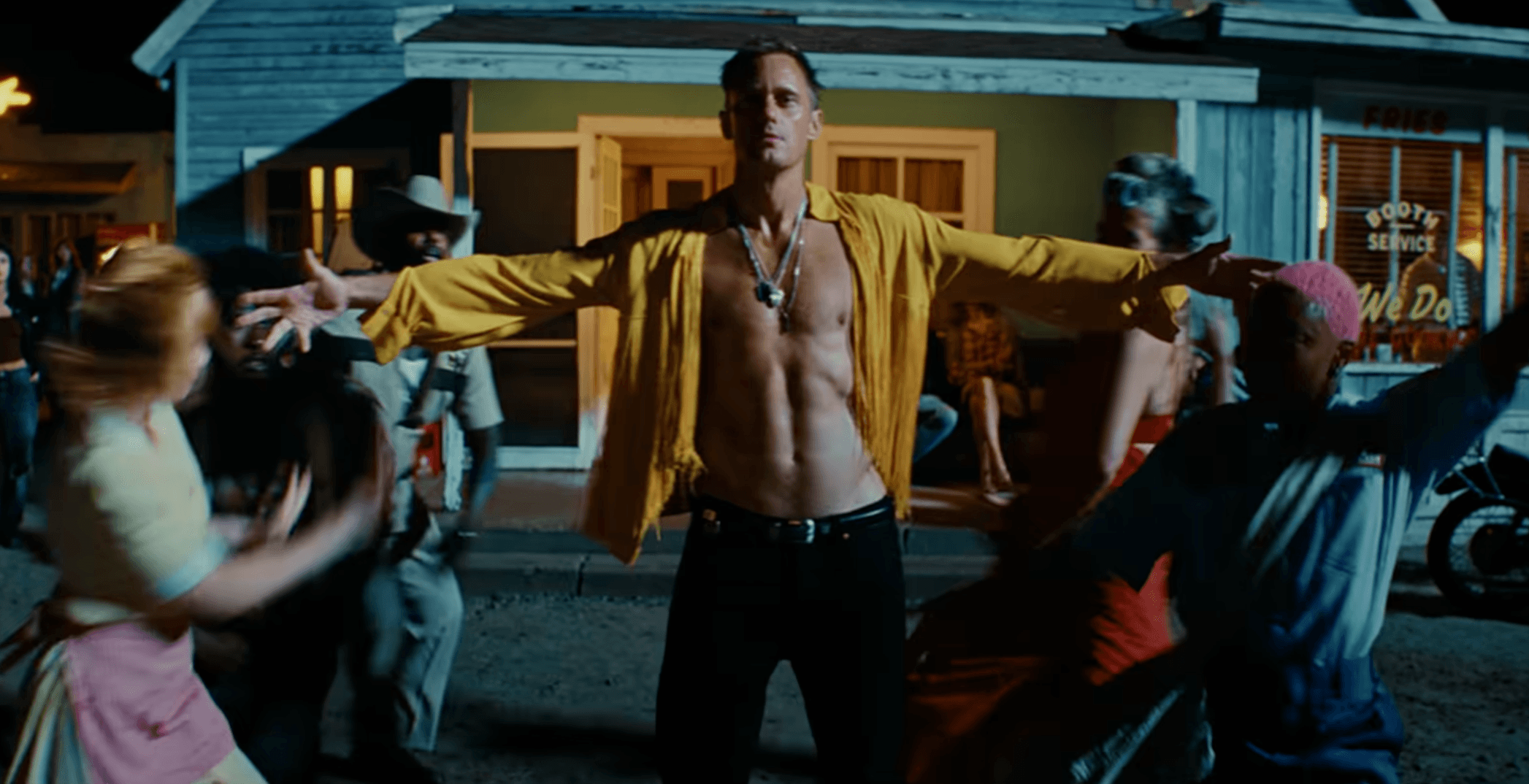 Image from linked report: Alexander Skarsgård Moves Like Jagger in New Rolling Stones Video