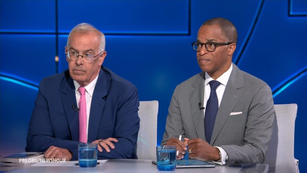 Source-feed image associated with Brooks and Capehart on whether the Supreme Court has stood up to Trump