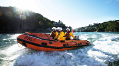 Source-feed image associated with RNLI boss says volunteers facing 'unacceptable' abuse