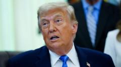 Source-feed image associated with Trump says he 'loves the inflation' as US prices rise at fastest rate in three years