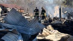 Source-feed image associated with Fire at nursing home in Chile kills 16 residents