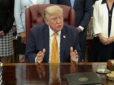 Source-feed image associated with WATCH: Trump on latest Iran negotiations: 'This is the last chance'