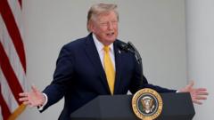 Source-feed image associated with US-Canada trade war escalates as Trump threatens tariff hike on autos after Carney vows to retaliate