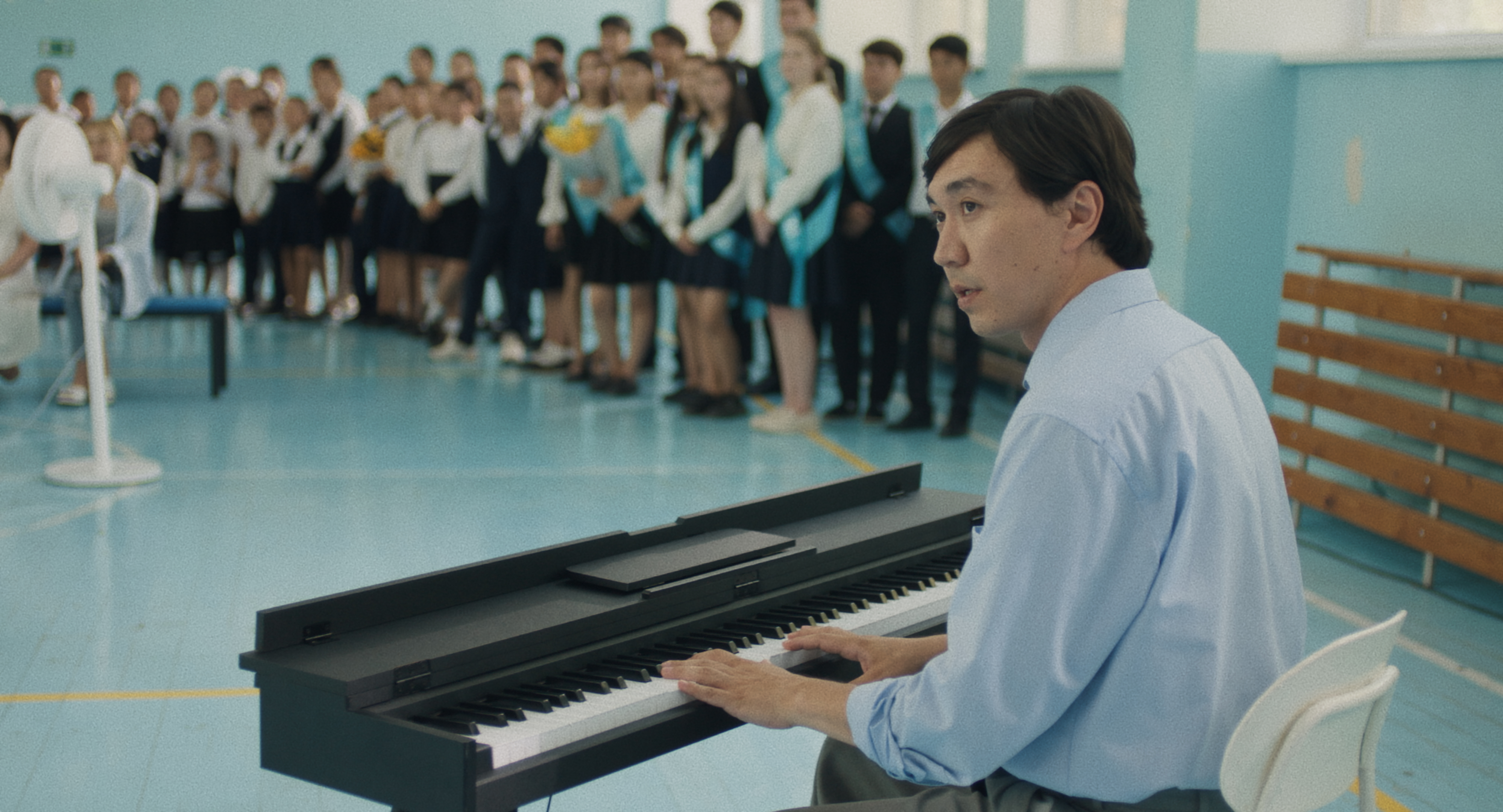 Image from linked report: Kazakhstan’s ‘Mugalim’ From Director Ayana Nurdinova World Premieres in the New Directors Section of San Sebastián