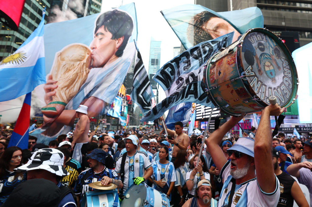 Source-feed image associated with Goals, technology and hydration breaks: How the biggest World Cup in history will be remembered