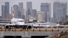 Source-feed image associated with City Airport faces opposition to large jet plans