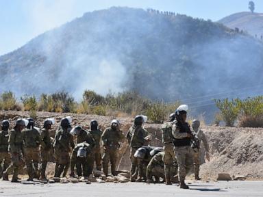 Source-feed image associated with Bolivia clears anti-government roadblocks after emergency decree