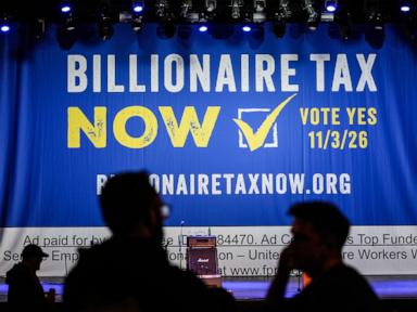 Source-feed image associated with California voters will consider a measure in November to raise taxes on billionaires