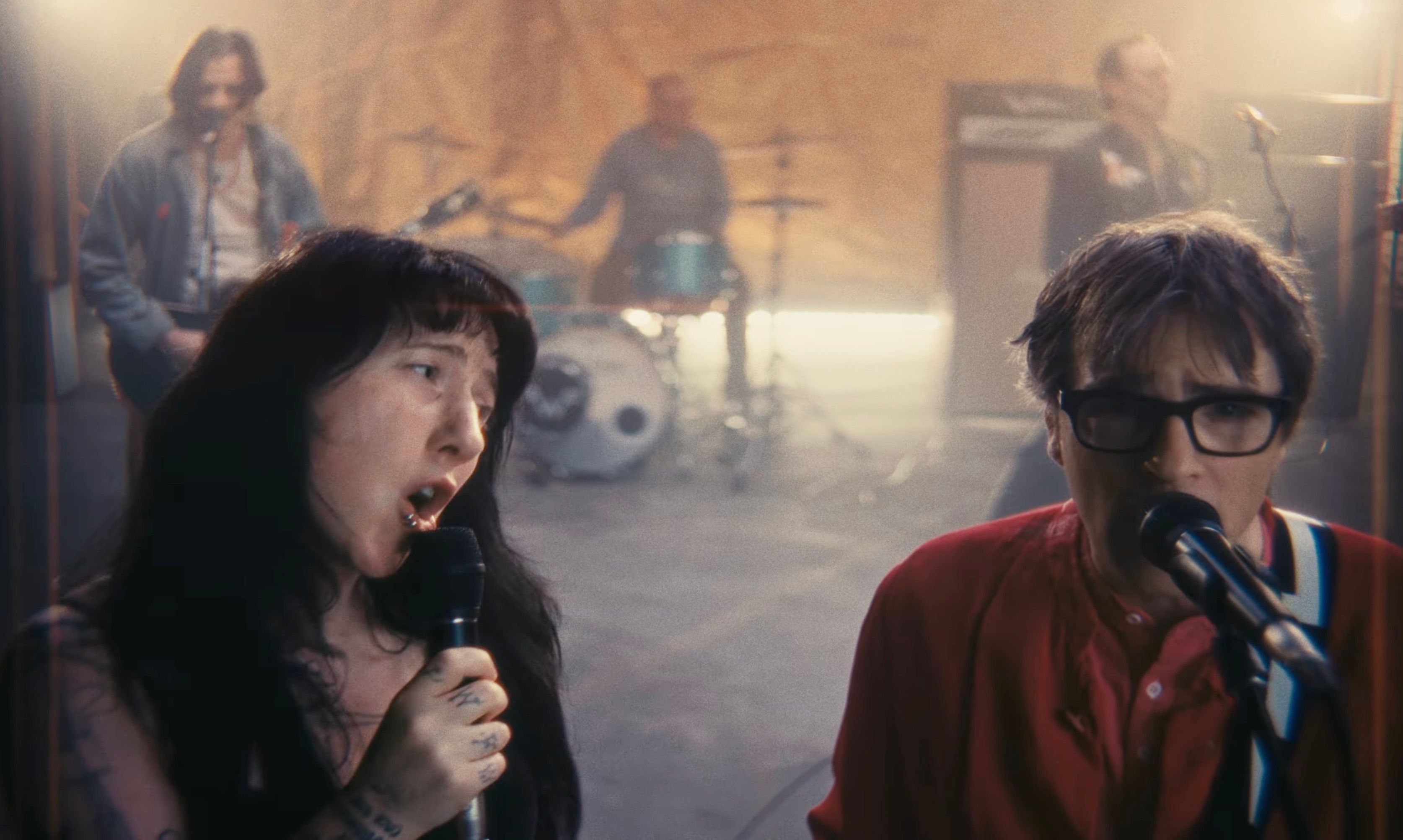 Source-feed image associated with Weezer Launch The Gold Album With Wednesday Collaboration