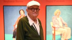 Source-feed image associated with Art world pays tribute to 'endlessly inventive and unique' Hockney