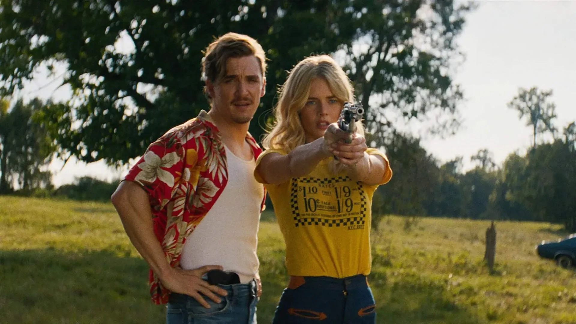 Source-feed image associated with ‘Carolina Caroline’ Review: Classic Lovers-on-the-Run Thriller Shows Why Samara Weaving and Kyle Gallner Should Be Bigger Stars