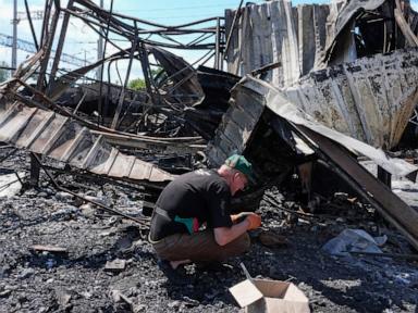 Source-feed image associated with Ukraine’s latest strikes on Russia hit major natural gas plant and satellite centers
