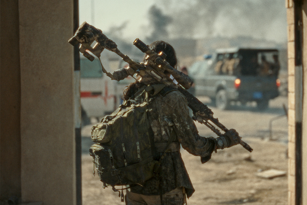 Source-feed image associated with A Female Sniper Battles ISIS in First Teaser for Venice Title ‘No Paradise if You Are Killed by a Woman’ (EXCLUSIVE)