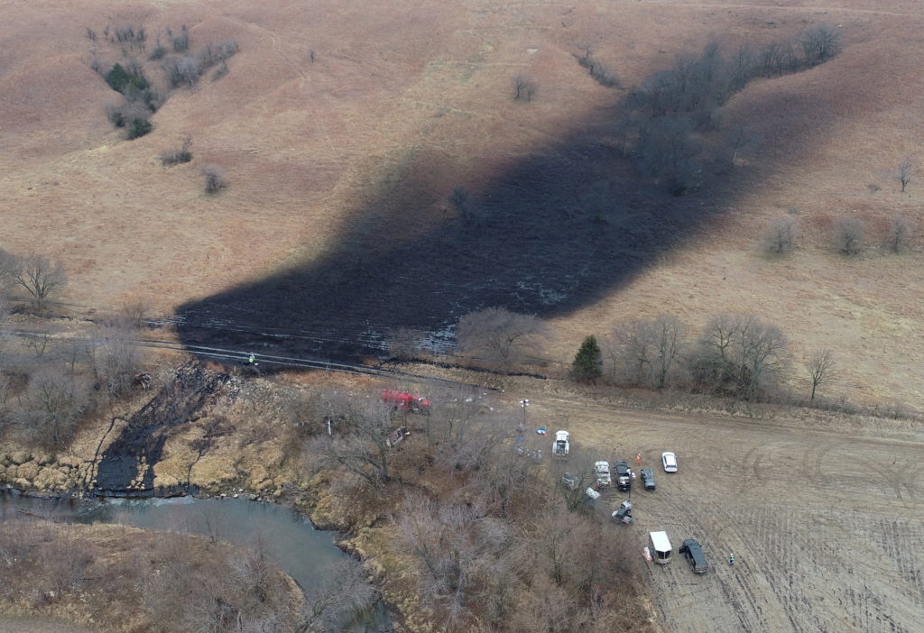 Source-feed image associated with Keystone Pipeline system's operator agrees to pay $26.9M penalty over major Kansas oil spill