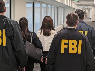 Image from linked report: FBI arrests California woman accused of spying on Taiwan leader's family for China