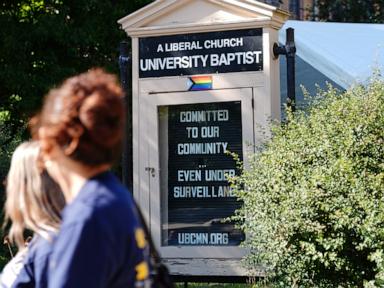 Source-feed image associated with Minnesota churches roiled by legal battle over ICE surveillance and right to protest