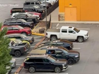 Source-feed image associated with WATCH: Bear in Tennessee parking lot sends shoppers fleeing to their cars