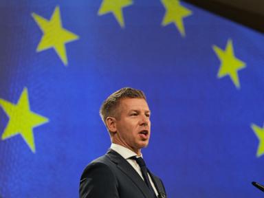 Source-feed image associated with Seeking to unblock EU funds, Hungary's Magyar meets with EU leadership in Brussels