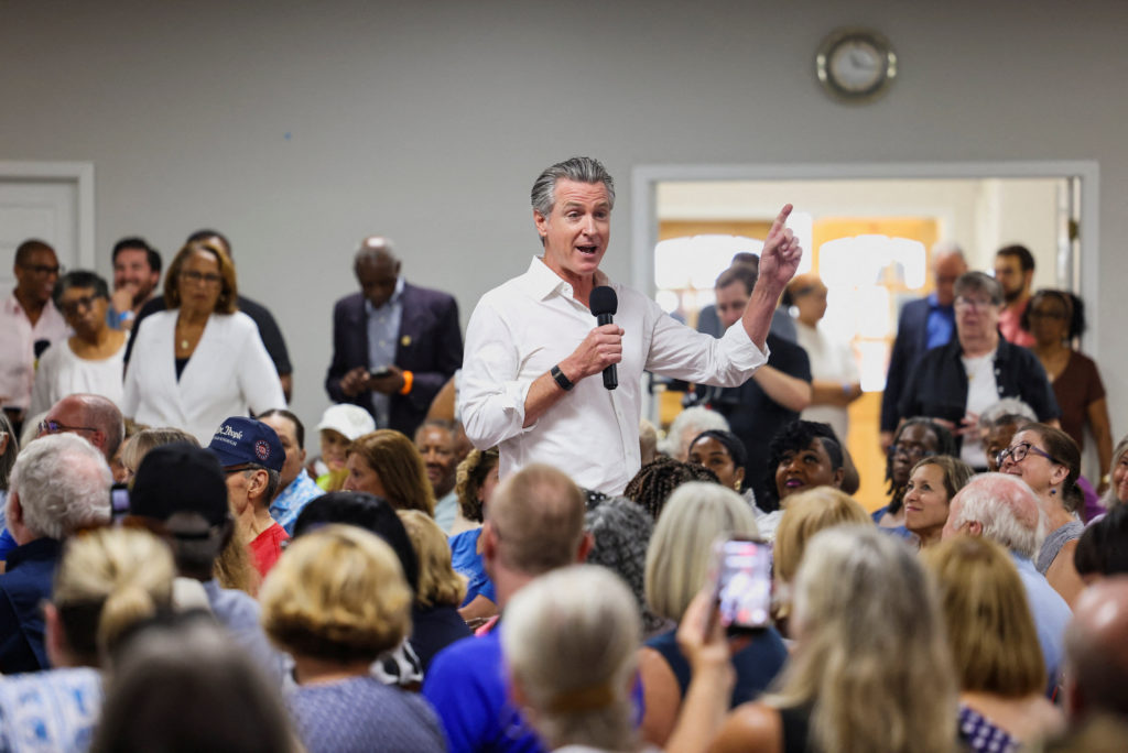 Source-feed image associated with California made Gavin Newsom famous. Will it drag down his 2028 presidential ambitions?