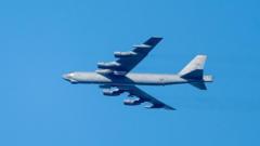 Source-feed image associated with Eight people dead after US Air Force B-52 bomber crashes in California