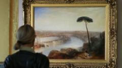 Image from linked report: Close-up look at Turner's '£50m' Rome painting on show in the city