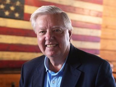 Source-feed image associated with Sen. Lindsey Graham of South Carolina dies