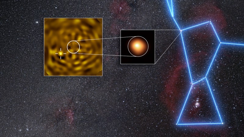 Source-feed image associated with New images reveal Betelgeuse’s buddy star