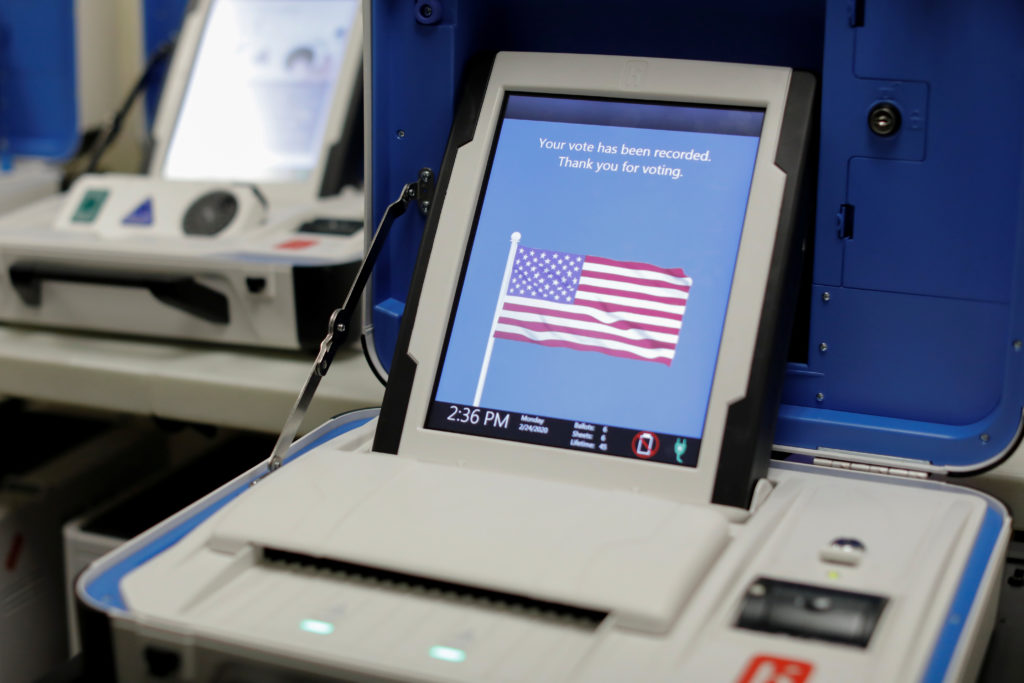 Image from linked report: How local officials are testing voting machines to ensure election integrity