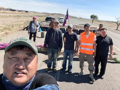 Source-feed image associated with Protesters block copper exports to China from Rio Tinto mine in Mongolia