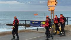 Source-feed image associated with Major search under way for boy, 13, missing at sea