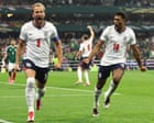 Source-feed image associated with England’s 10 men hang on after Kane penalty to beat Mexico in World Cup thriller