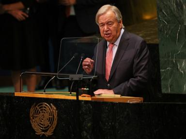 Image from linked report: UN chief says power has polarized the world and urges leaders to cooperate
