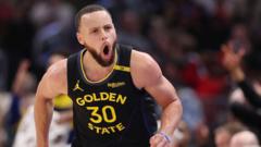 Source-feed image associated with Steph Curry signs with Chinese brand Li-Ning after Under Armour split