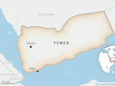 Source-feed image associated with Yemen's Iranian-backed Houthis say they will block Saudi shipping at Red Sea gateway