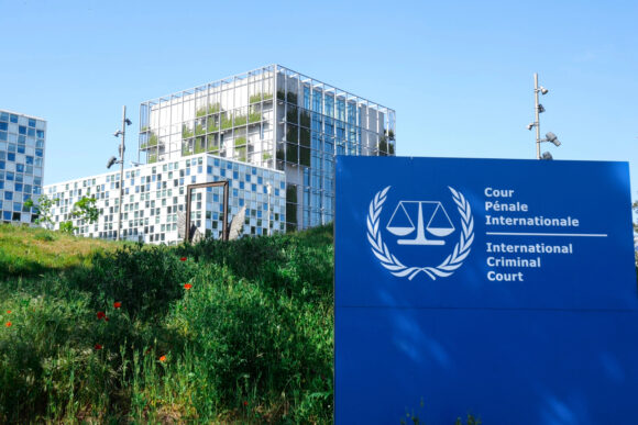 Image from linked report: International Criminal Court, AXA Cut Ties Amid Trump Campaign Against Court