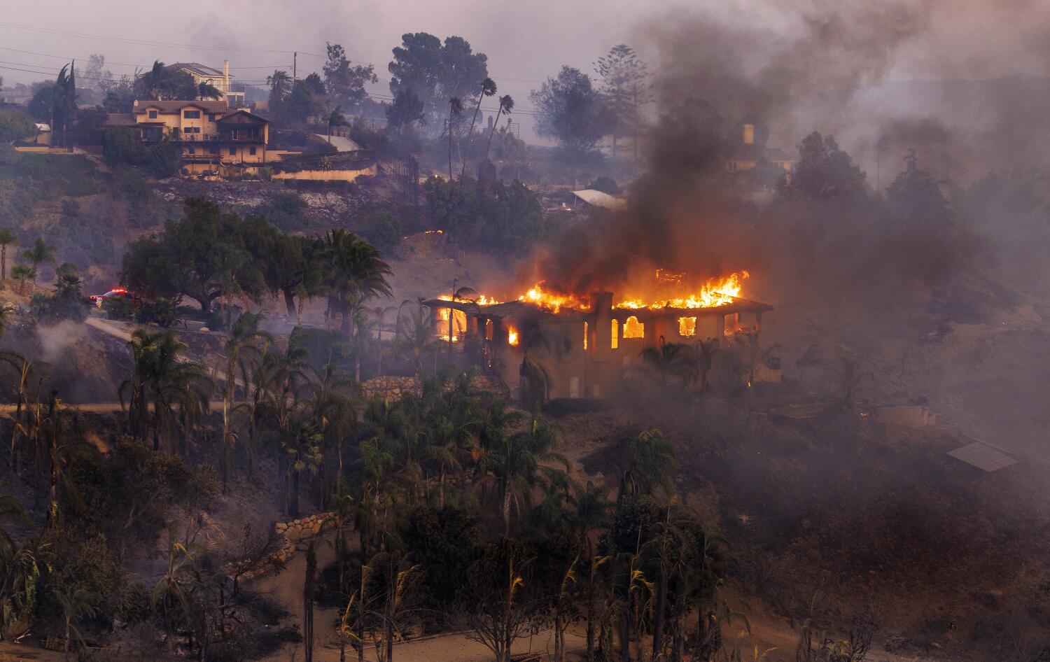 Source-feed image associated with The percentage of homes surviving California wildfires is dropping, despite efforts to harden them