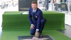 Source-feed image associated with Watch: David Beckham receives star on the Hollywood Walk of Fame