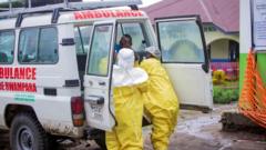 Source-feed image associated with Ebola treatments trial begins in the Democratic Republic of Congo