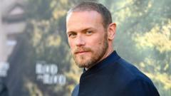 Source-feed image associated with Sam Heughan says Outlander actors were 'perhaps forced' into nude scenes