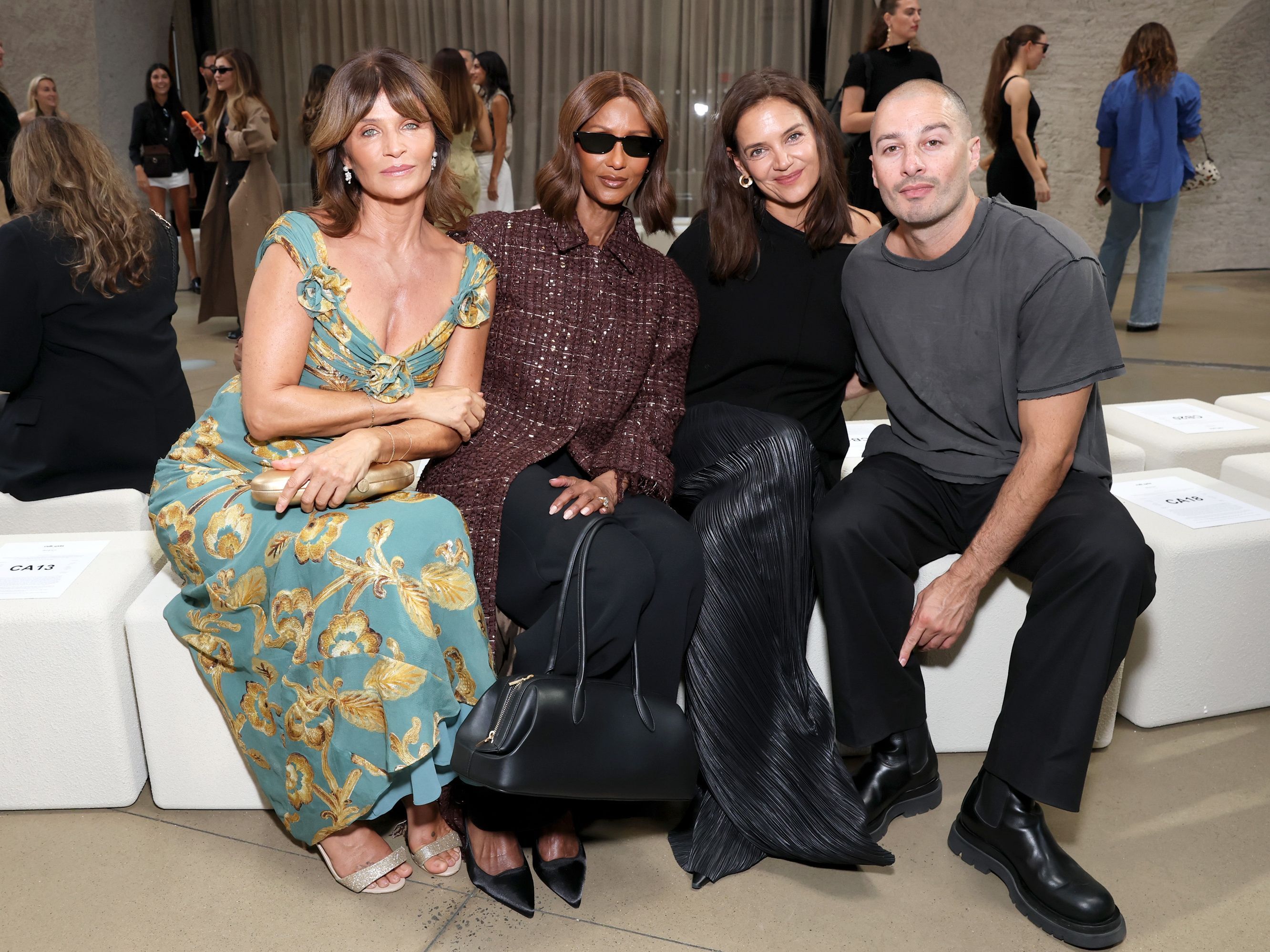Source-feed image associated with Every Celebrity On the Front Row at New York Fashion Week Spring 2027
