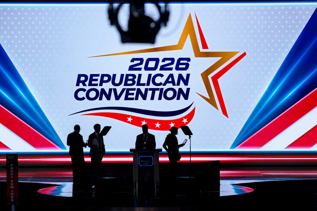 Source-feed image associated with WATCH: Democrats say Trump's 'bizarre' convention is a distraction from his faltering presidency
