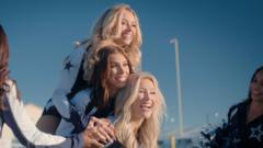 Source-feed image associated with Dallas Cowboys Cheerleaders on fame, pressure and World Cup fever