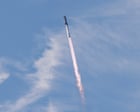 Image from linked report: ‘Starship is in orbit’: cheers go up as huge SpaceX rocket circles Earth for first time