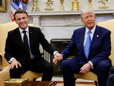 Source-feed image associated with Trump and Macron will meet over dinner at Versailles palace after G7 summit in France