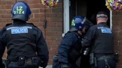 Image from linked report: Watch: Police raid organised crime targets in Teesside